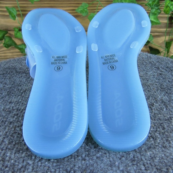 Soda Women's Braid Slide Blue Synthetic Sz 9 Medium Gently Used 2025 - Picture 5 of 6